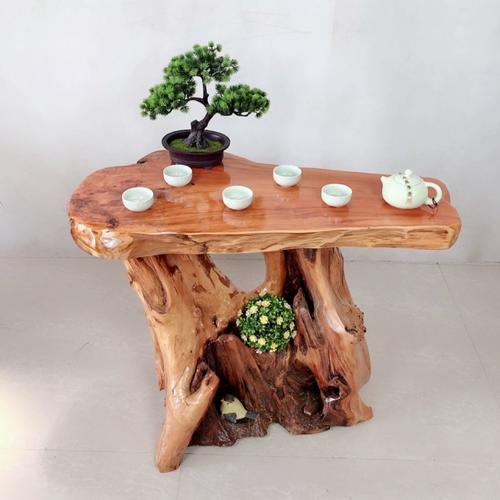 木工树根雕刻茶桌