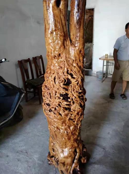 枣木树根做根雕